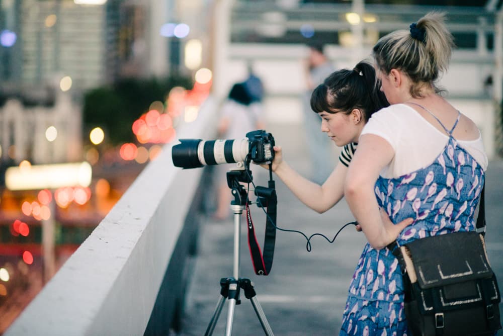 Melbourne CBD street photography location used during a photography course